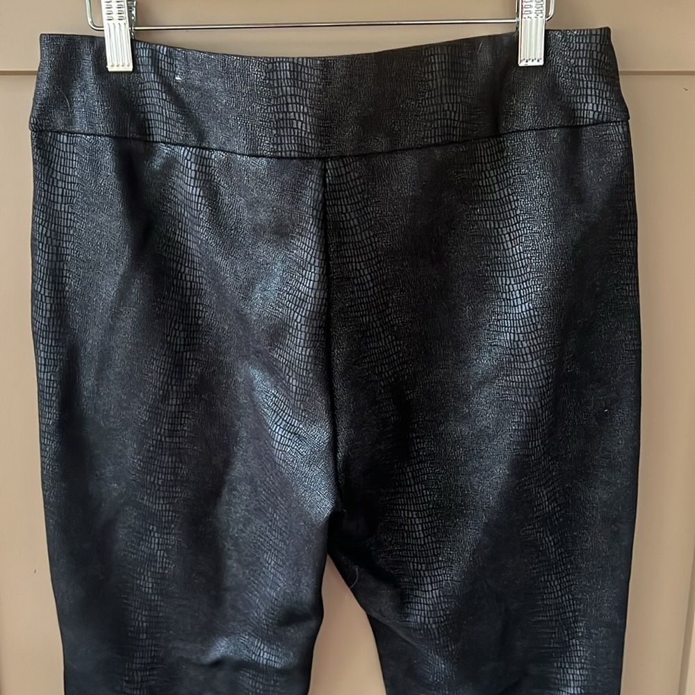 Soft Surroundings Black Foil Python Charlize Pont… - image 5